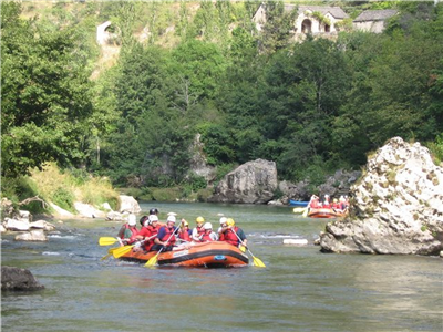 Rafting in the Gorges du Tarn, Aveyron